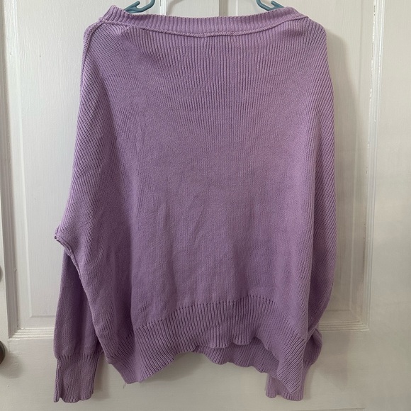Miracle Lavender Women's Crew Neck Sweater - Picture 6 of 7